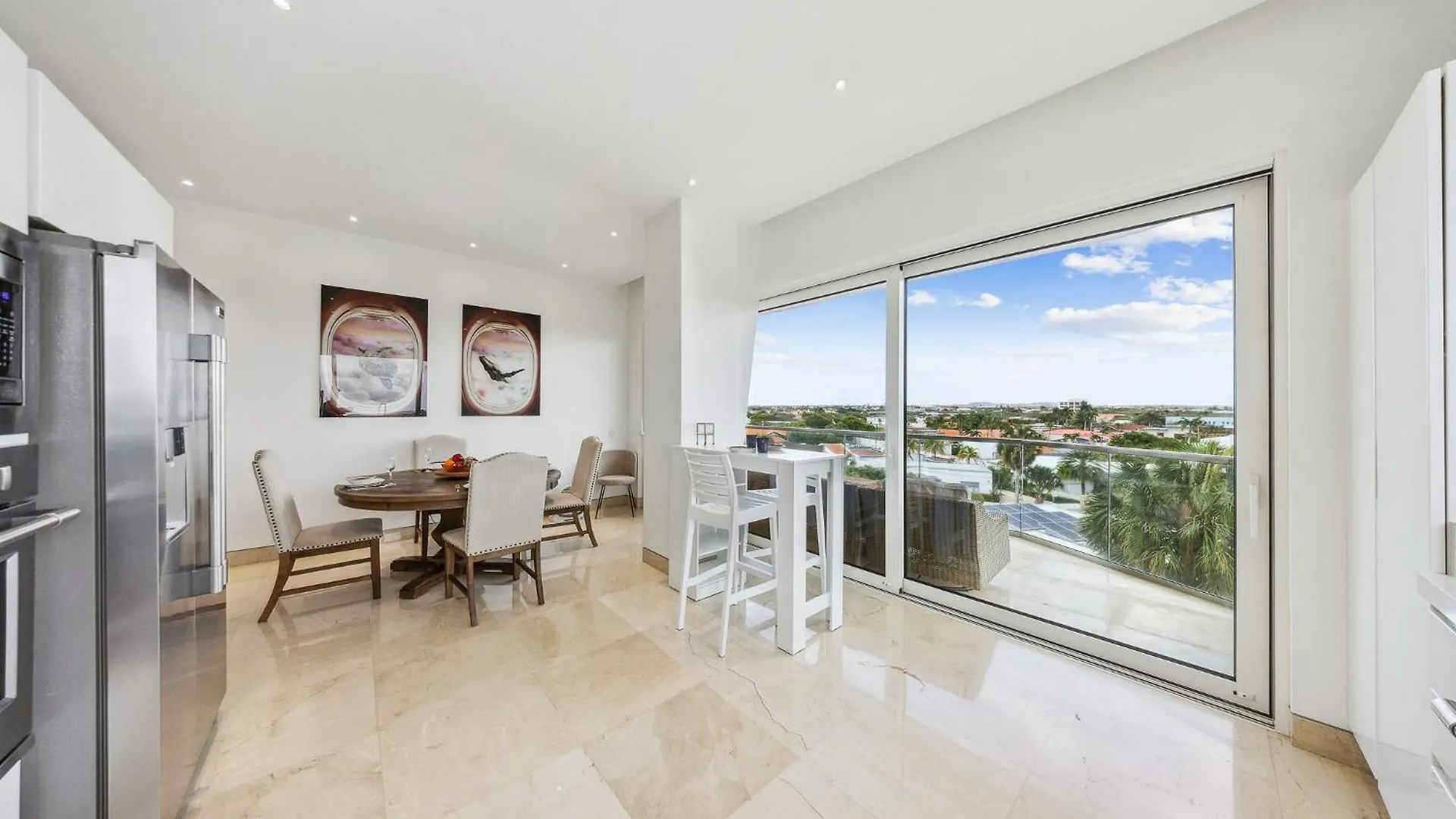 Апартаменты 2 Bedroom Oceanview Condo Coral Shell 3E Ораньестад Аруба
